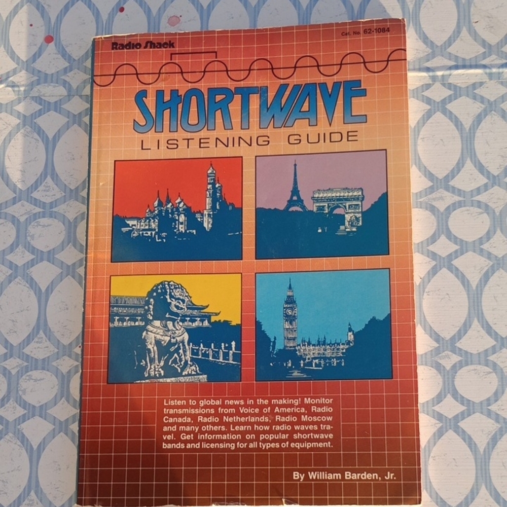 📡Vintage Shortwave Listening Guide – Radio Shack Book by William Barden Jr